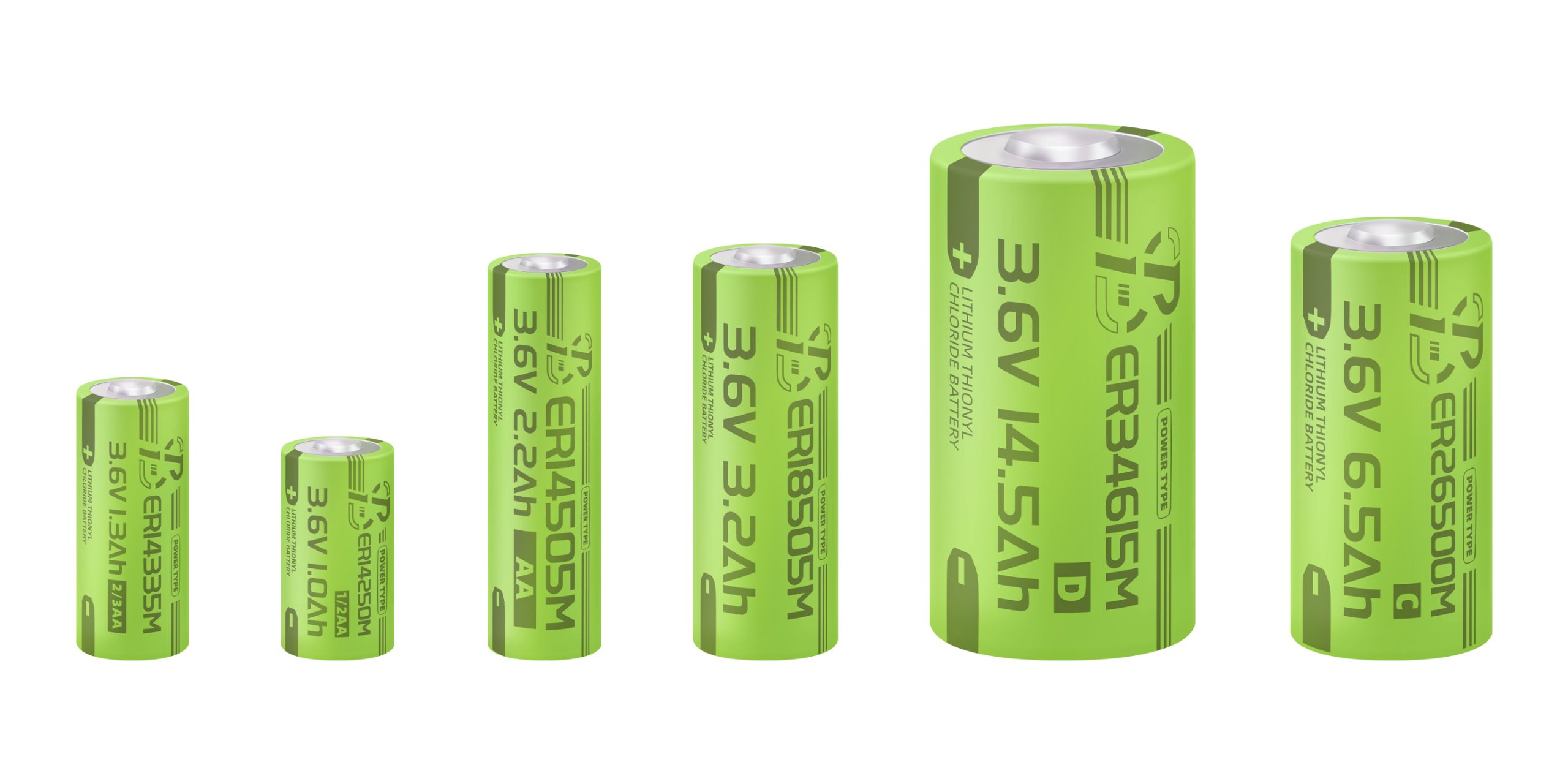 POWER TYPE - ER Li-SOCl₂ Battery
