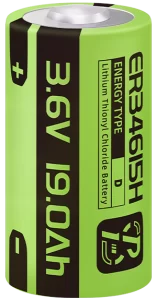 ER34615H-3.6V 19.0AH-Lithium Thionyl Chloride Battery-D